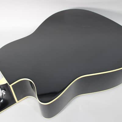 Yamaha FGC-TA TransAcoustic Dreadnought Cutaway Acoustic-Electric Guitar Black image 12