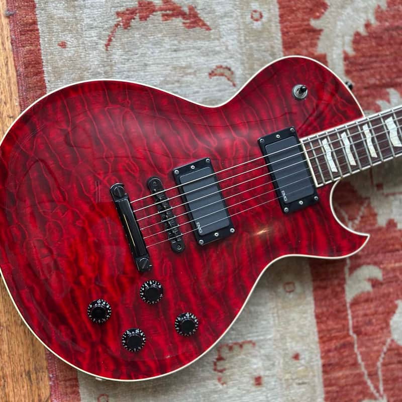 2003 ESP Eclipse II Standard Series See-Thru Black Cherry