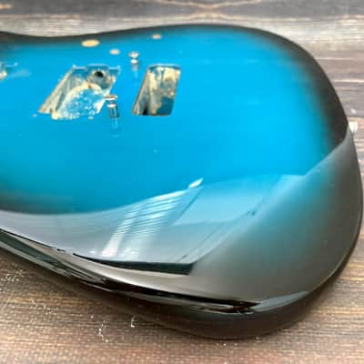 1984 FERNANDES FST-115 HH Stratocaster Type Alder Body Blue Black Sunburst Japan image 10