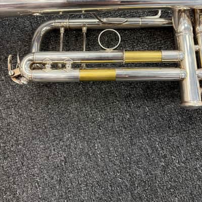 Yamaha YTR-8335S Xeno Bb Trumpet 2000s - Yellow Brass/Silver Plated image 12