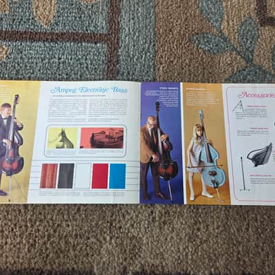 Vintage 1968 Ampeg Amplifiers and Musical Instruments Catalog! Rare, Original Case Candy, Paperwork! image 7