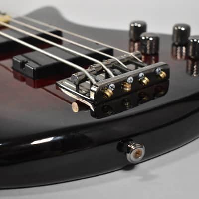 2012 Schecter Diamond Series Stiletto Extreme-4 Bass Black Cherry image 11
