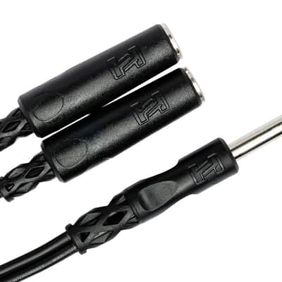 HOSA YPP-111 Y Cable, 1/4 In TS To Dual 1/4 In TSF image 2