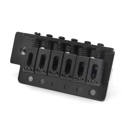 Modern 6-String Tremolo Bridge For Squier Strat Stratocaster Guitar, Black Bild 2