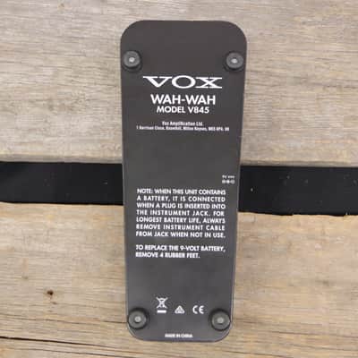 Vox V845 Classic Wah Pedal, Used image 5