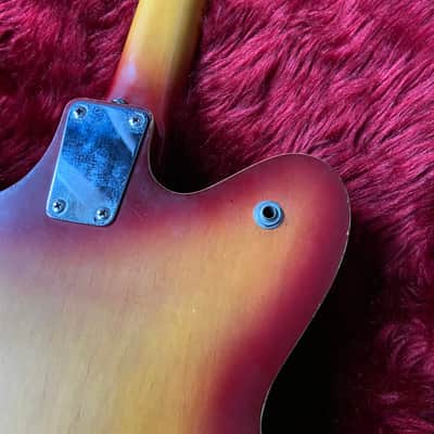 c.1964- Guyatone SG-S02 Musician MIJ Vintage Hollow Body Guitar "Sunburst" image 12