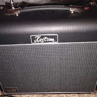 Kustom HV20 High Voltage Hybrid Tube with effects - Black hv20t image 1