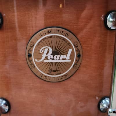 STUDIO SALE! Pearl Limited Edition Exotic Series Kapur Wood Snare 14"×6.5" 2013 image 11
