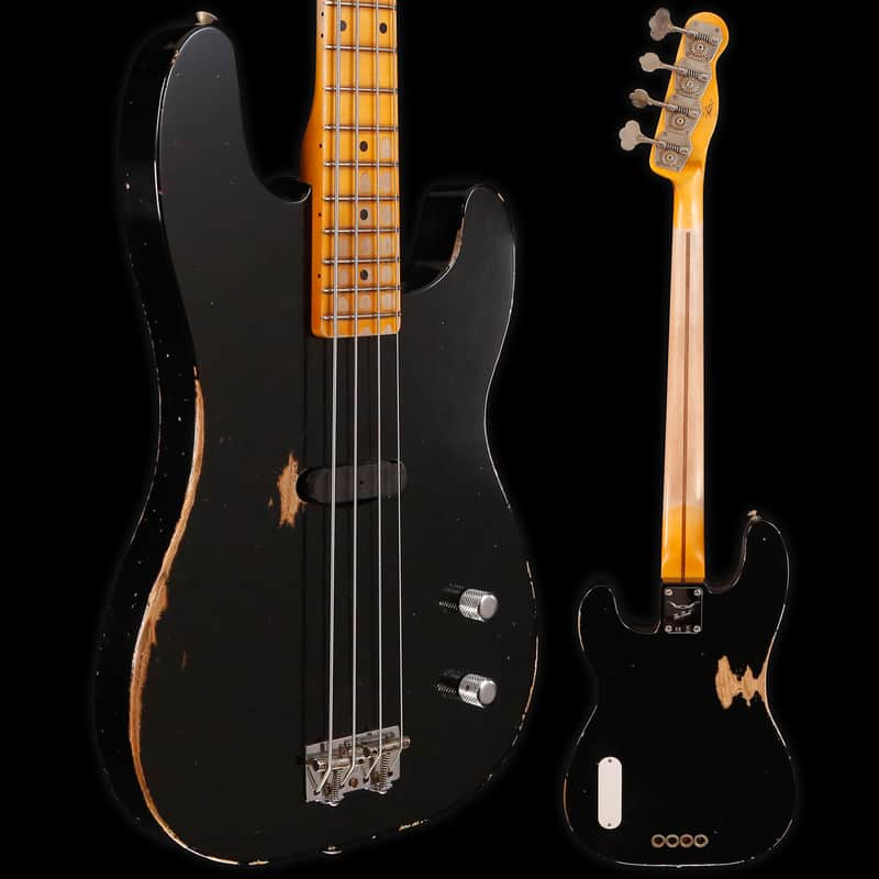 Fender Custom Shop Dusty Hill Signature Precision Bass, Black 8lbs 5.9oz image 1