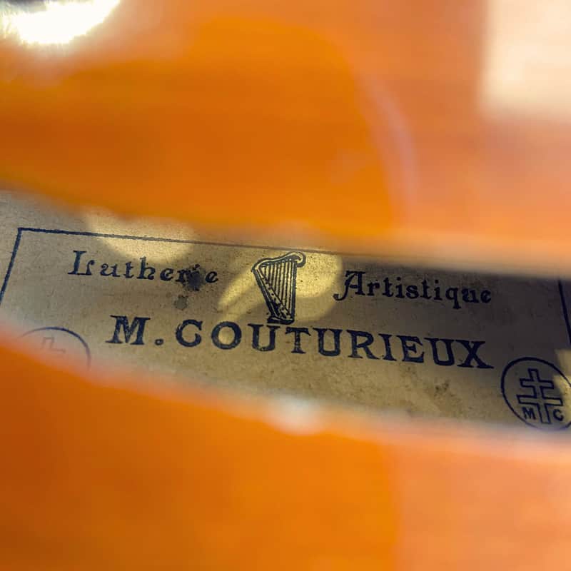 Violin 4/4 - M.Couturieux - 20th Century | Reverb