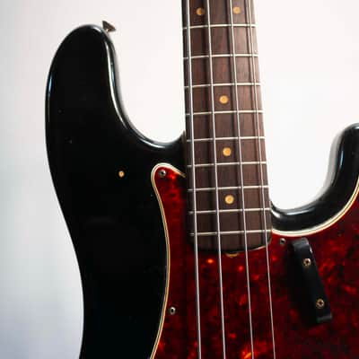 Fender Precision Bass with Rosewood Fretboard 1964 - Black Refin image 5