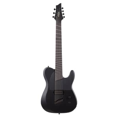 Schecter PT-7 Multiscale Black Ops, Satin Black Open Pore - Electric Guitar image 1