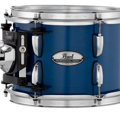 Pearl PMX Professional Series Maple 8x7" Sheer Blue Lacquer #113 Rack Tom Tom Drum | Optimount | NEW | Authorized Dealer image 1
