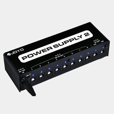 JOYO JP-02 POWER SUPPLY 2 OYO Power Supply 10 Output 9V 12V 18V Options Isolated Short-circuit Overload Protection for Effects PedalsJOYO JP02 2025 - Black image 1