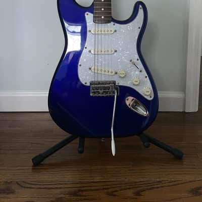 Squier Affinity Series Stratocaster 21-Fret with Rosewood Fretboard 1997 - 2000 - Baltic Blue image 3