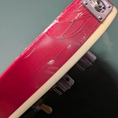 B.C. Rich Eagle DLX 00's Archtop See Thru Red image 14