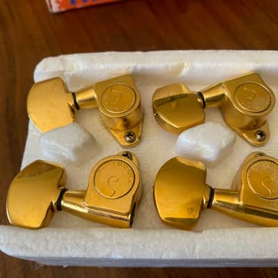 1970s/1980s Schaller M6 Gold Tuners 3x3 West Germany image 3