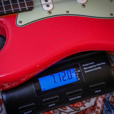 FENDER USA Custom Shop 1960 Stratocaster Reissue Jrny' Relic "Fiesta Red + Rosewood" (2024) image 5