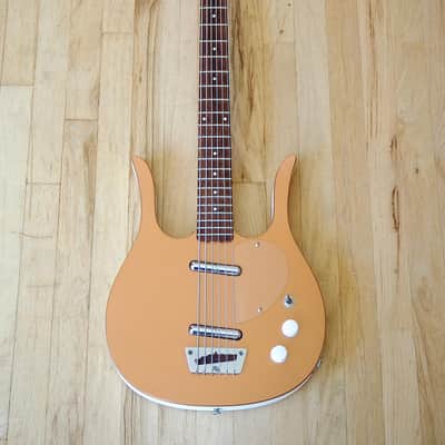 Jerry Jones Neptune Longhorn Baritone Six String Electric Bass 6 Copper w/ ohsc image 2
