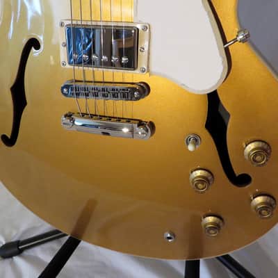 Gibson ES-335 Dot Plain Top 2013 Gold Unplayed image 13