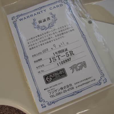 FGN  Fujigen J Standard Strat JST-5R MIJ  2013 , Lollar Vintage Blonde Neck Pickup image 10