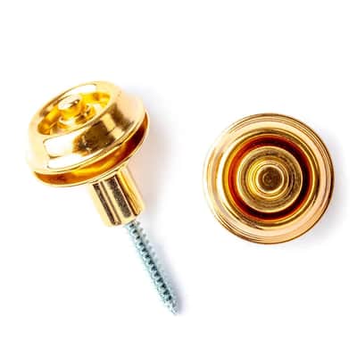 Dunlop SLS1404G Straplok Flush-Mount Strap Retainer System 2010s - Gold image 2