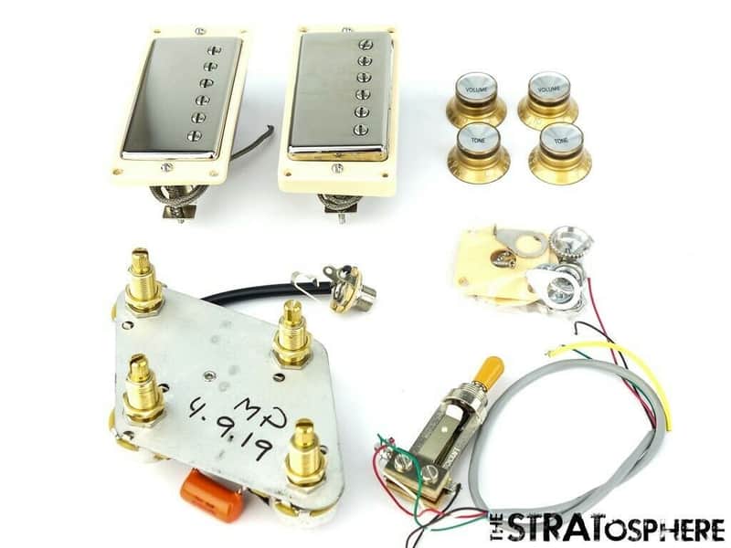 USA Gibson Les Paul Standard 60s Burstbucker 61R 61T PICKUPS POTS KNOBS Alnico V image 1