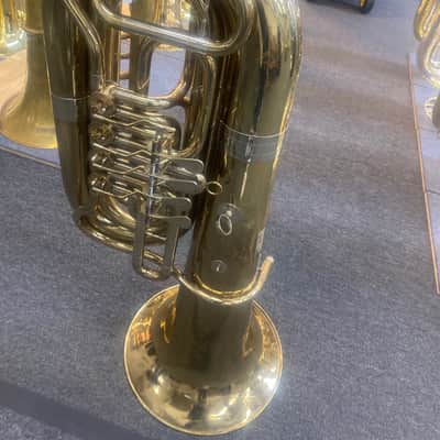 Cerveny ABB681 4 rotary valve Tuba SN#920021 a BB♭ (B-flat) tuba. MINT CONDITION  MINT CONDITION image 7