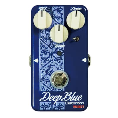 Moen AM-DB Deep Blue Distortion Guitar Pedal True Bypass image 1