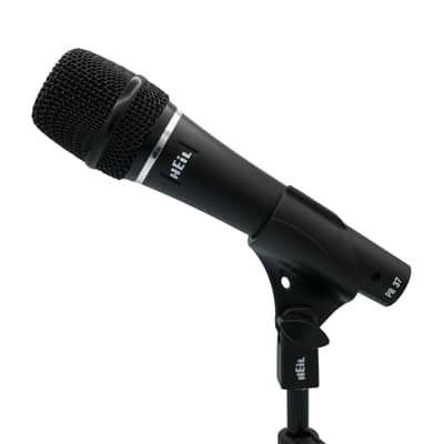 Heil PR 37 Dynamic Microphone for Live Sound Applications, XLR Microphone for Live Music, Wide Frequency Response, Ultra-Clear Sound, Superior Rear Noise Rejection, and Durable Construction - Black image 5
