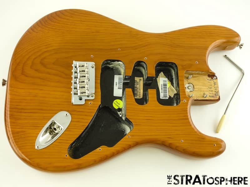 Fender American Professional II Stratocaster BODY w/ HARDWARE Strat Roasted Pine image 1