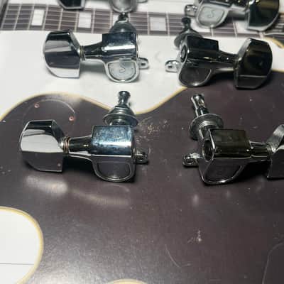 1970s Schaller Tuners – Complete Set – From 1975 Gibson Les Paul Standard – Made in Germany image 4