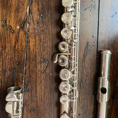 Yamaha YFL-200AD Advantage student flute 2004-2016 - Silver plated image 7