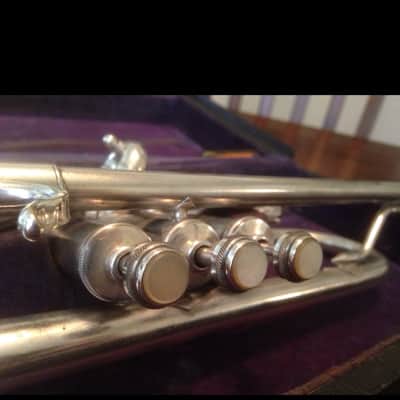 Elkhart 1920s Silver Elkhart Indiana Trumpet 1920s Silver/Satin Silver image 6