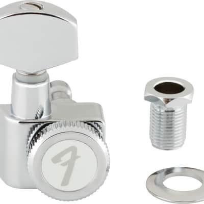 Genuine Fender ALL SHORT POST/Locking/2-pin/F-Logo/Chrome Strat/Tele Tuners image 7