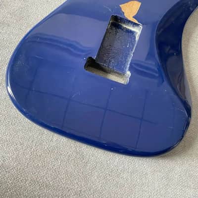 Blue HSS Guitar Strat Style Basswood Body image 4