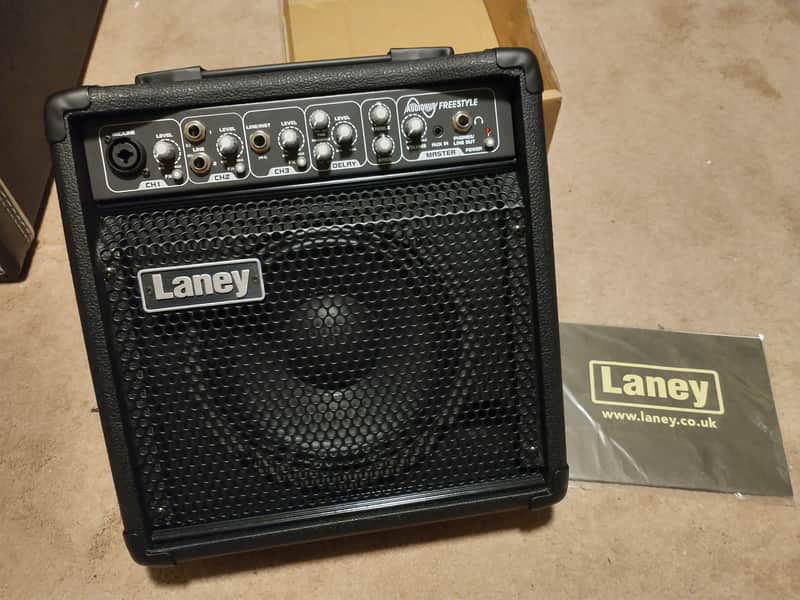 Laney Audiohub Combo AH-Freestyle 5-Watt 1x8" 3-Channel Portable Amp- BRAND NEW never used image 1