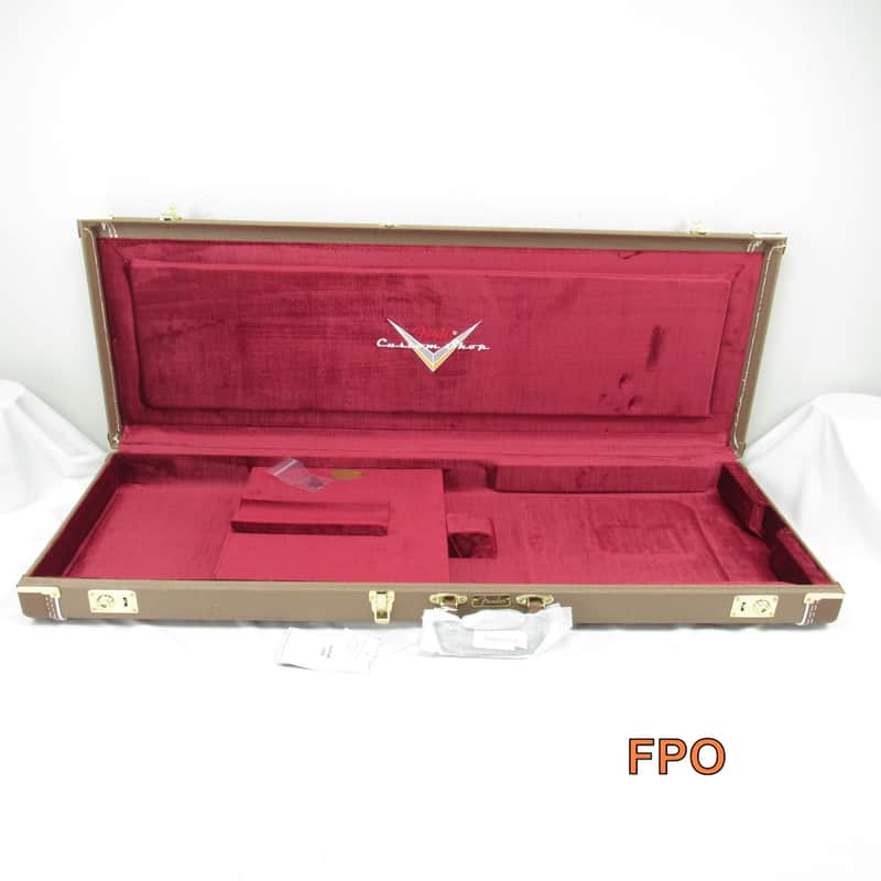 Fender USA Custom Shop 60s Guitar Case G&G Strat Tele Brown Tolex Electric Guitar Case image 1