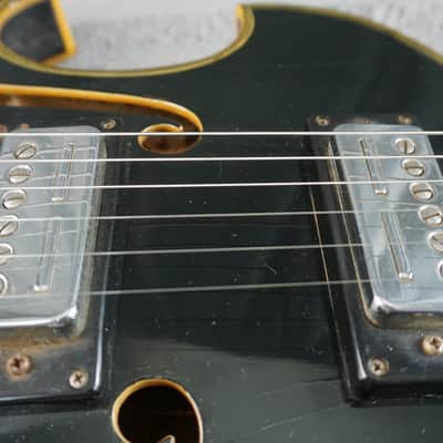 Firstman Liverpool Violin Guitar - Black - Hollow Body Japan image 10