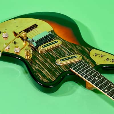 Framus Strato DeLuxe 1965 - 3-Color Sunburst Gold! 100% original image 7