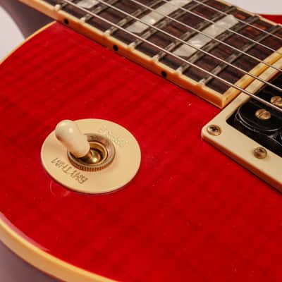 Gibson USA Les Paul Standard Plus Limited Edition Yamano Japan Exclusive 1998 Cherry Sunburst AAA Flame Top Near Mint OHSC image 9