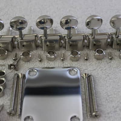 Gotoh Hardtail Chrome Stratocaster Hardware Set w/ Tuners for Fender Strat SB-5115-010 image 5