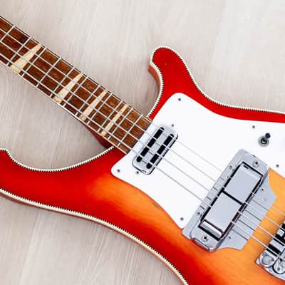1965 Rickenbacker 4001 Vintage Neck Through Bass Fireglo w/ Case image 7