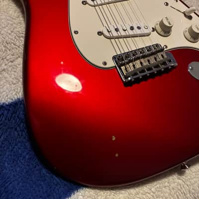 Fender American Vintage '62 Stratocaster 1990 - 2000 - Candy Apple Red image 4
