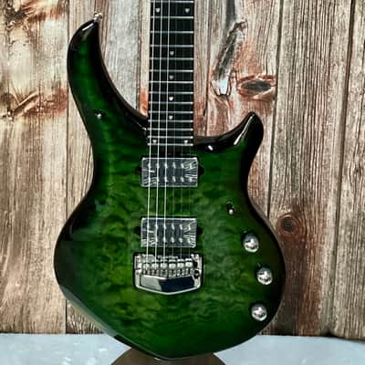 Ernie Ball Music Man BFR Majesty 6-String #42/100 - Malachite w/Softshell Case image 2