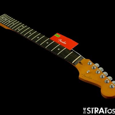 Fender American Ultra II Stratocaster Strat NECK + LOCKING TUNERS, Ebony image 2