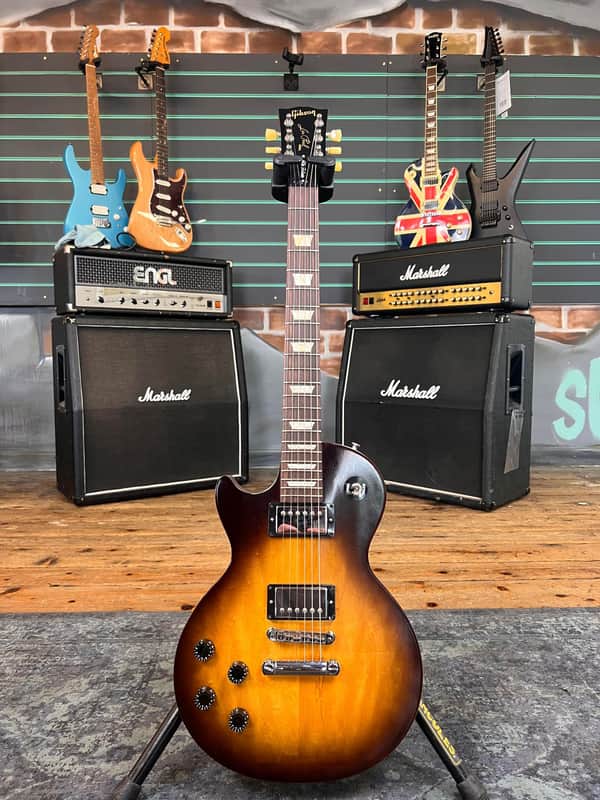 Gibson Les Paul ‘60s Tribute Satin Tobacco Sunburst 2012 Left Handed Electric image 1