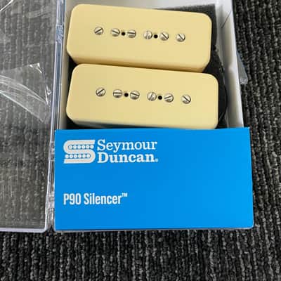 Seymour Duncan Hot P90 Silencer Soapbar Pickup Set, Cream - OPEN BOX image 1