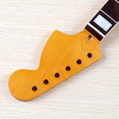 Maple Wood Guitar Strat Style Neck with Rosewood Fingerboard 22 Frets image 6