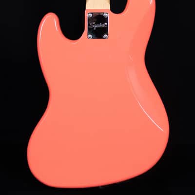 Squier Classic Vibe 60s Jazz Bass, Laurel FB, Tahitian Coral image 3